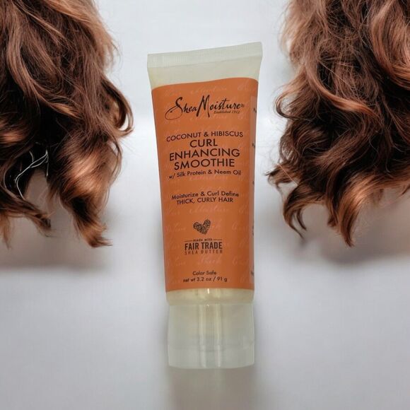 Shea Moisture Coconut & Hibiscus Curl Enhancing Smoothie Travel Size 3.2 oz - Picture 1 of 7